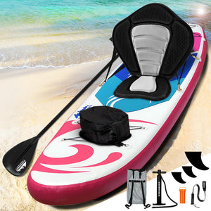 Weisshorn Stand Up Paddle Boards 10" Inflatable SUP Surfboard Paddleboard Kayak Seat