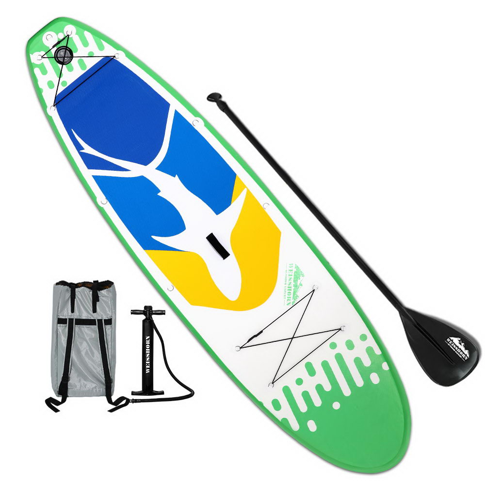 Weisshorn 10FT Stand Up Paddle Board Inflatable SUP Surfborads 10CM Thick