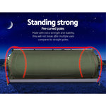 Weisshorn Double Swag Camping Swag Canvas Tent - Celadon