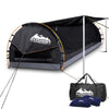 Weisshorn Double Swag Camping Swag Canvas Tent - Dark Grey