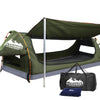 Weisshorn King Single Swag Camping Swag Canvas Tent - Celadon