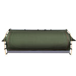 Weisshorn King Single Swag Camping Swag Canvas Tent - Celadon