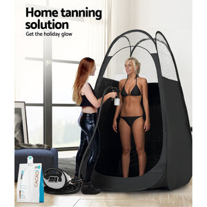 Alba. Spray Tan Machine Sunless Tanning Tent Kit 1L Solution Professional