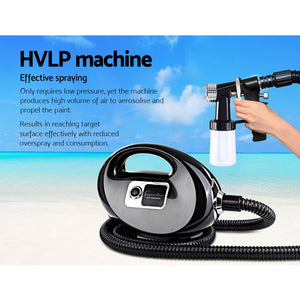 Professional Spray Tan Machine Sunless Tanning Gun Kit HVLP System Black