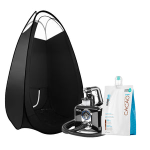 Alba. Spray Tan Machine Sunless HVLP System Solution Spray Tent Kit