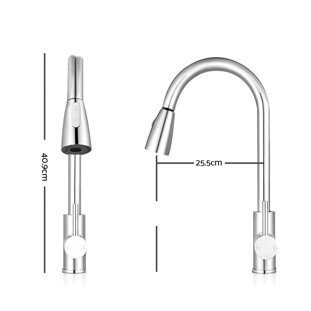 Cefito Pull-out Mixer Faucet Tap - Silver