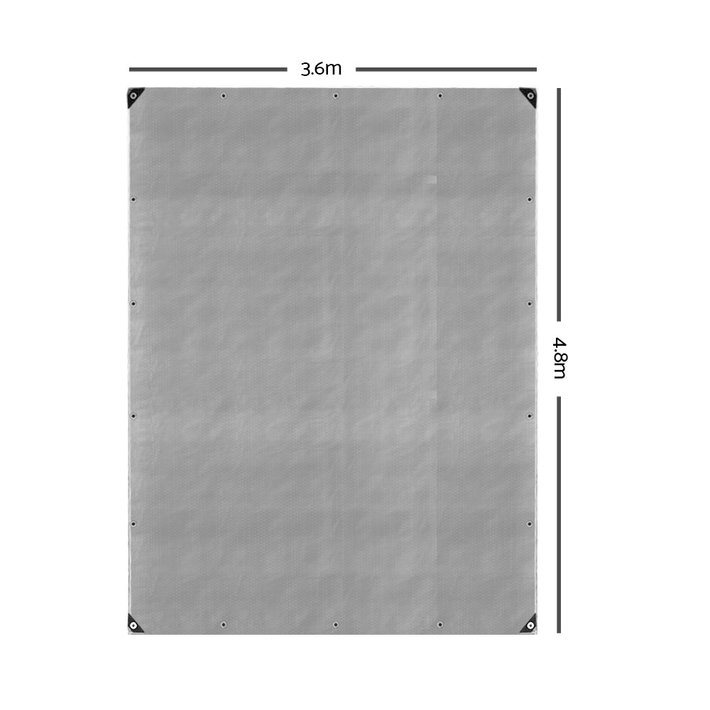Instahut 3.6 x 4.8m Heavy Duty Poly Tarp