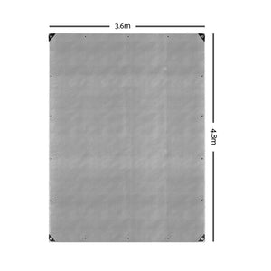 Instahut 3.6 x 4.8m Heavy Duty Poly Tarp
