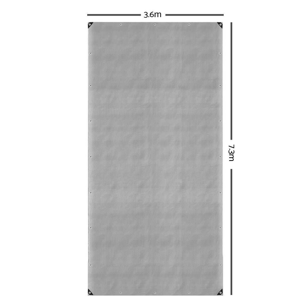 Instahut 3.6 x 7.3m Heavy Duty Poly Tarp