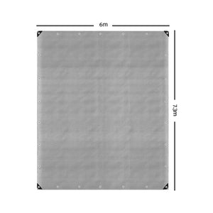 Instahut 6 x 7.3m Heavy Duty Poly Tarp