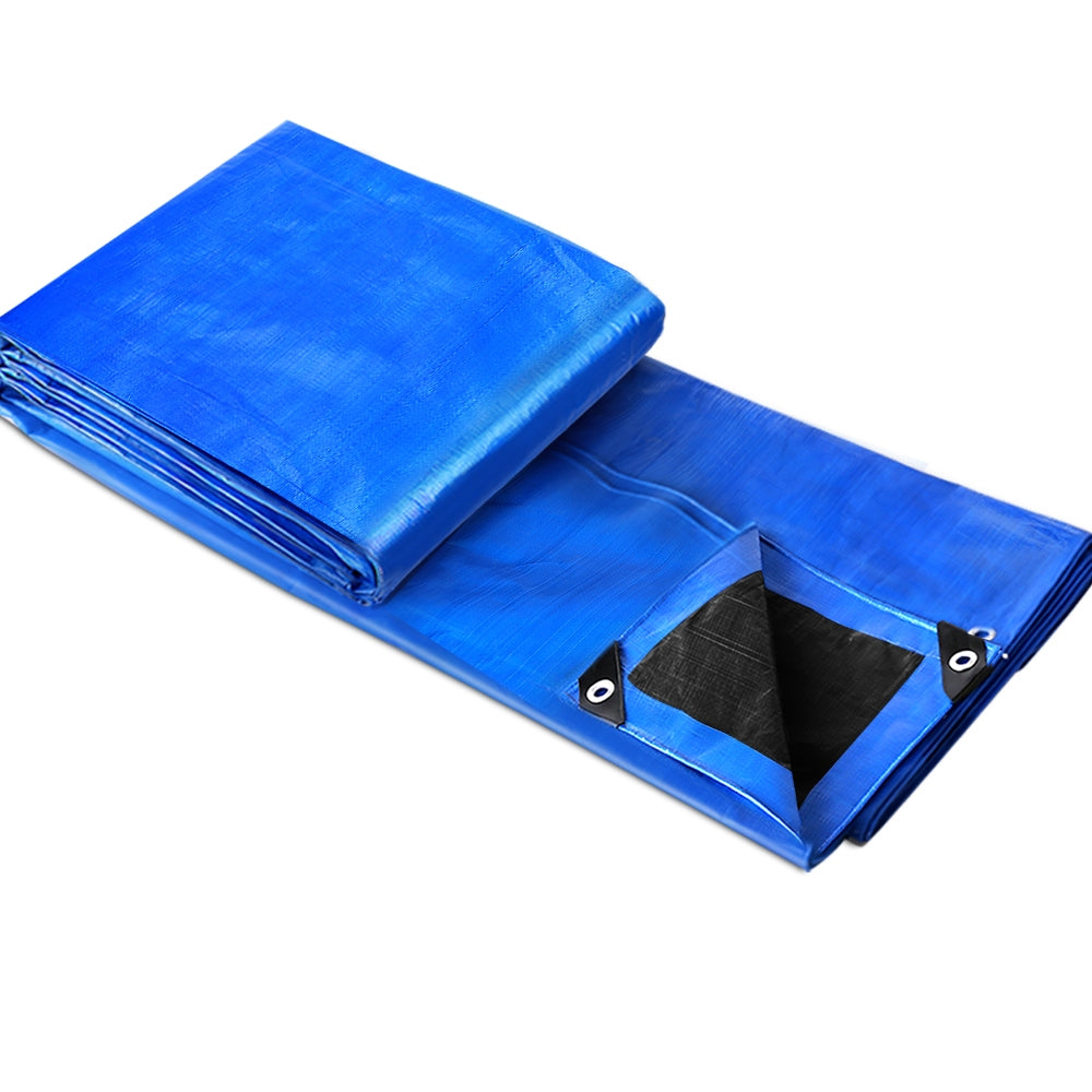 Instahut 3.6 x 7.3m Heavy Duty PE Poly Tarp 