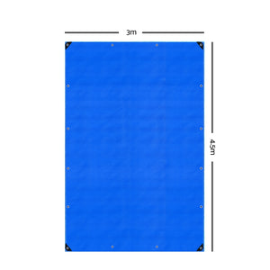 Instahut 3 x 4.5m Heavy Duty PE Poly Tarp 