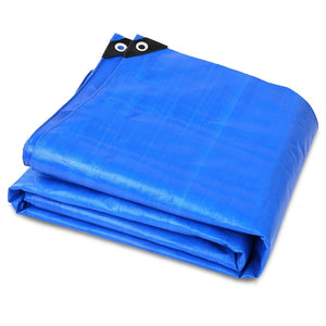 Instahut 4.8 x 6m Heavy Duty PE Poly Tarp 