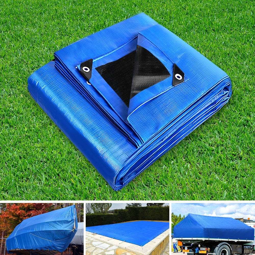 Instahut 9 x 12m Heavy Duty PE Poly Tarp 