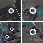 Instahut 3x4m Canvas Tarp Heavy Duty Camping Poly Tarps Tarpaulin Cover Camouflage