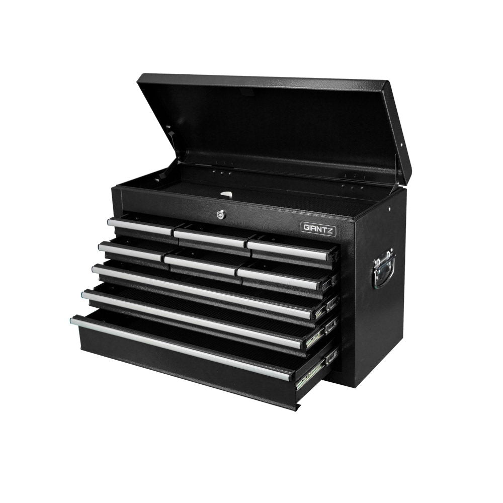 Giantz 9 Drawer Mechanic Tool Box Storage Chest - Black