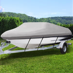 16 - 18.5 foot Waterproof Boat Cover - Grey