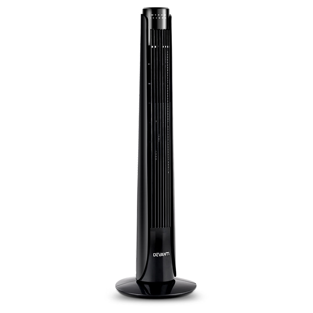 Devanti Portable Tower Fan - Black