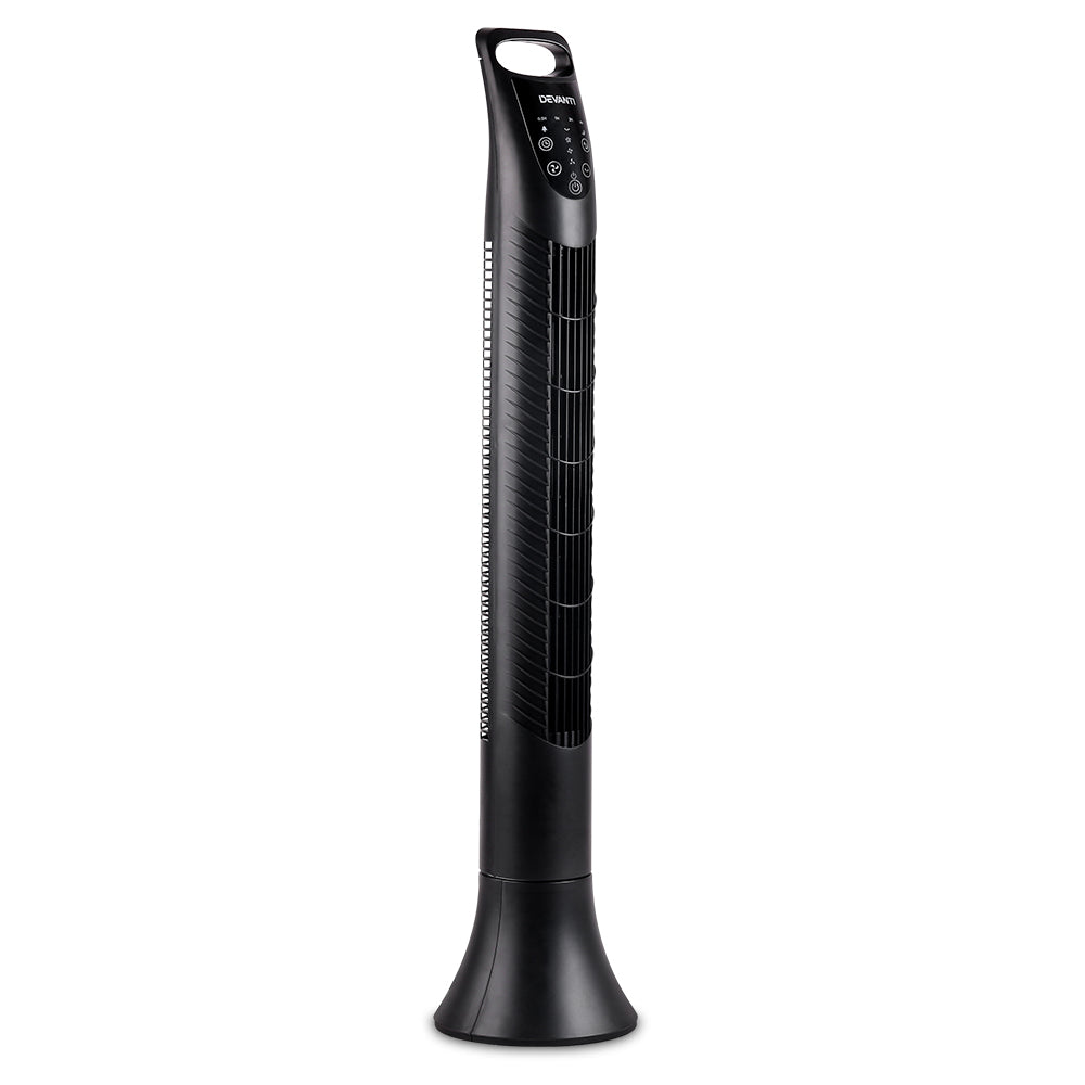 Devanti Portable Cross Flow Tower Fan - Black