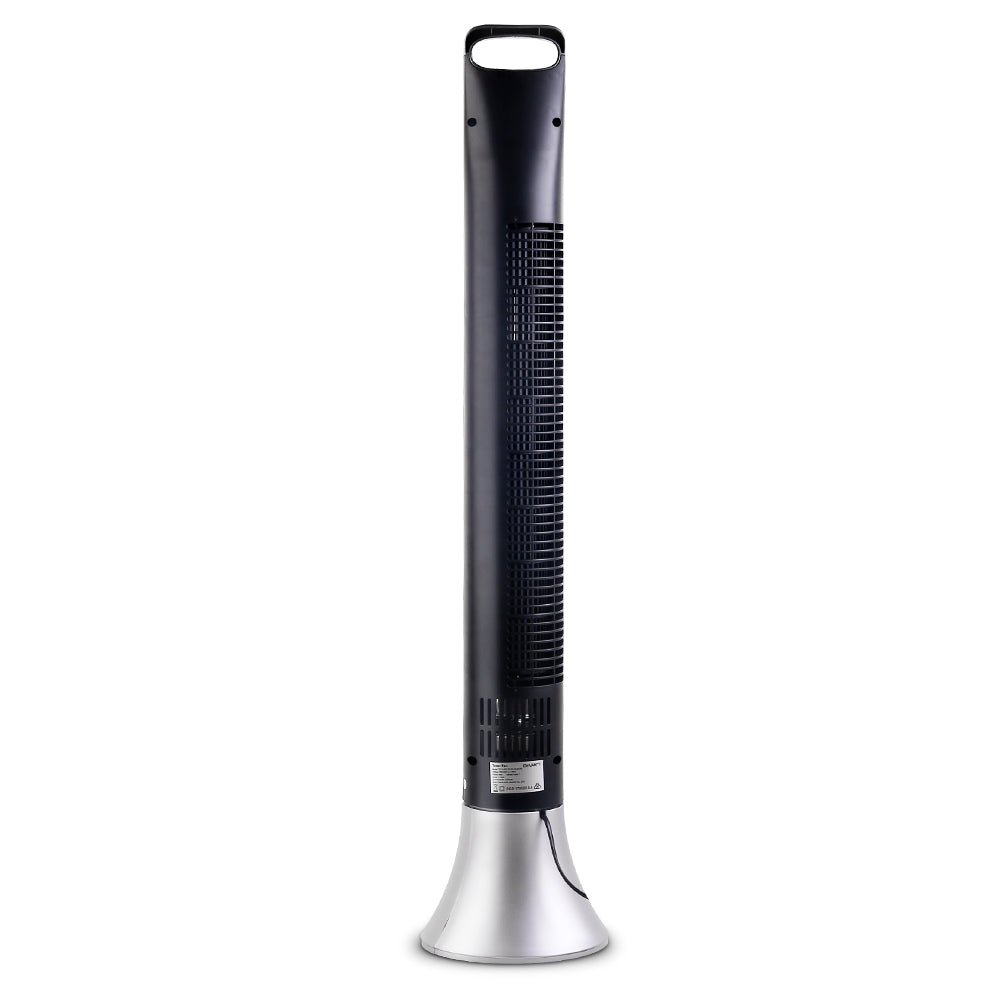 Devanti Portable Cross Flow Tower Fan - Silver