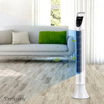 Devanti Portable Cross Flow Tower Fan - White