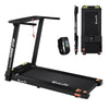 Everfit Electric Treadmill Home Gym Exercise Running Machine Fitness Equipment Compact Fully Foldable 420mm Belt Black