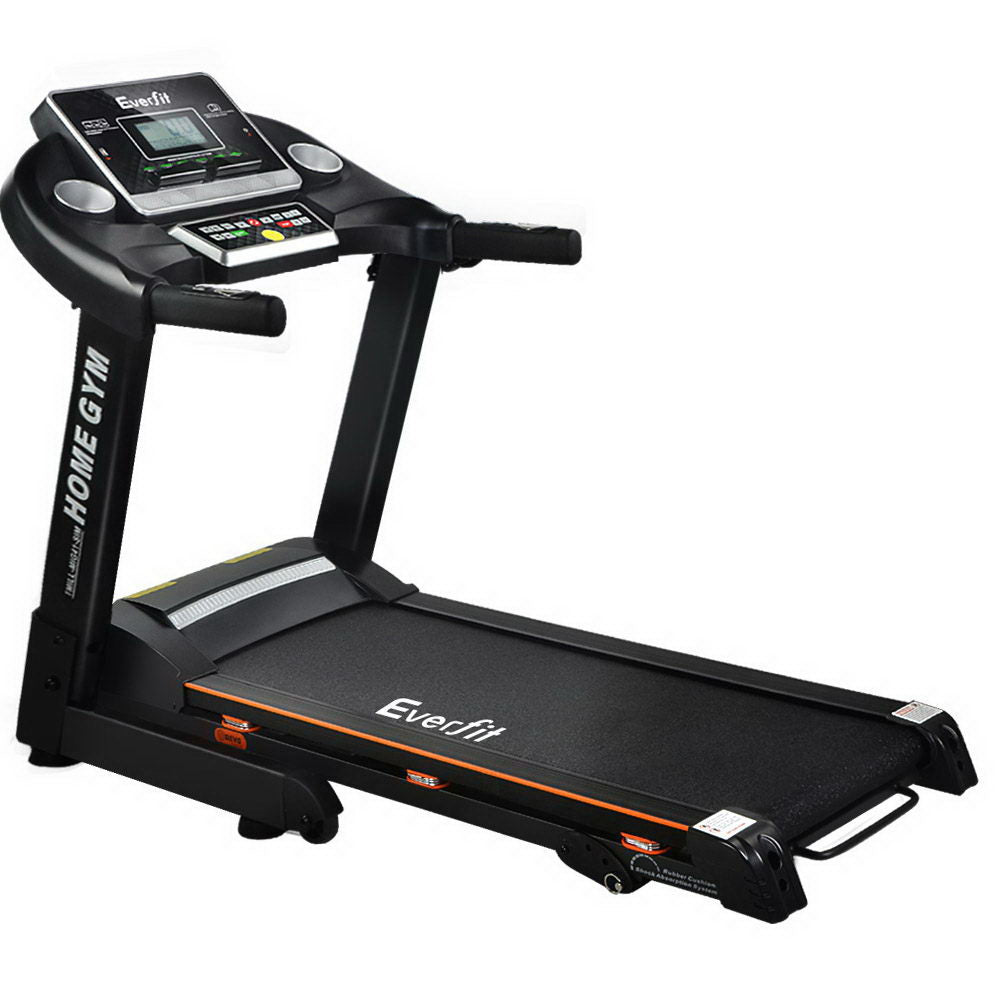 Everfit Electric Treadmill 42cm Running Home Gym Fitness Machine Black