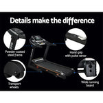 Everfit Electric Treadmill 42cm Running Home Gym Fitness Machine Black