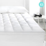 Giselle King SINGLE Mattress Topper Duck Feather Down 1000GSM Pillowtop Topper