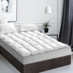 Giselle SINGLE Mattress Topper Duck Feather Down 1000GSM Pillowtop Topper