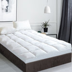 Giselle DOUBLE Mattress Topper Goose Feather Down 1000GSM Pillowtop Topper