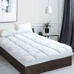 Giselle King SINGLE Mattress Topper Goose Feather Down 1000GSM Pillowtop Topper