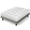 Giselle SINGLE Mattress Topper Goose Feather Down 1000GSM Pillowtop Topper