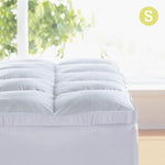 Giselle SINGLE Mattress Topper Goose Feather Down 1000GSM Pillowtop Topper