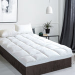 Giselle SINGLE Mattress Topper Goose Feather Down 1000GSM Pillowtop Topper