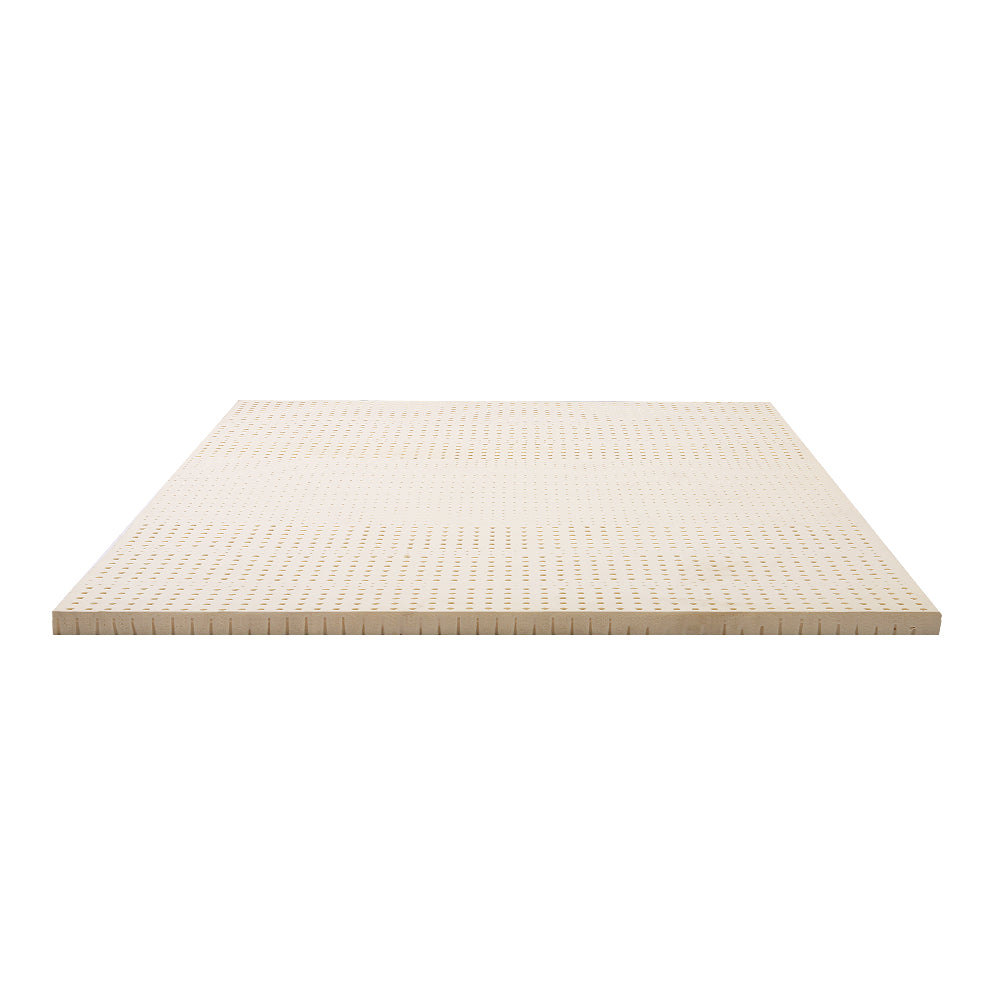 Latex Mattress Topper Pad Mat Cover 7 Zone 100% Natural Memory Foam Pillowtop Underlay Alternative Double Size Bed High De...