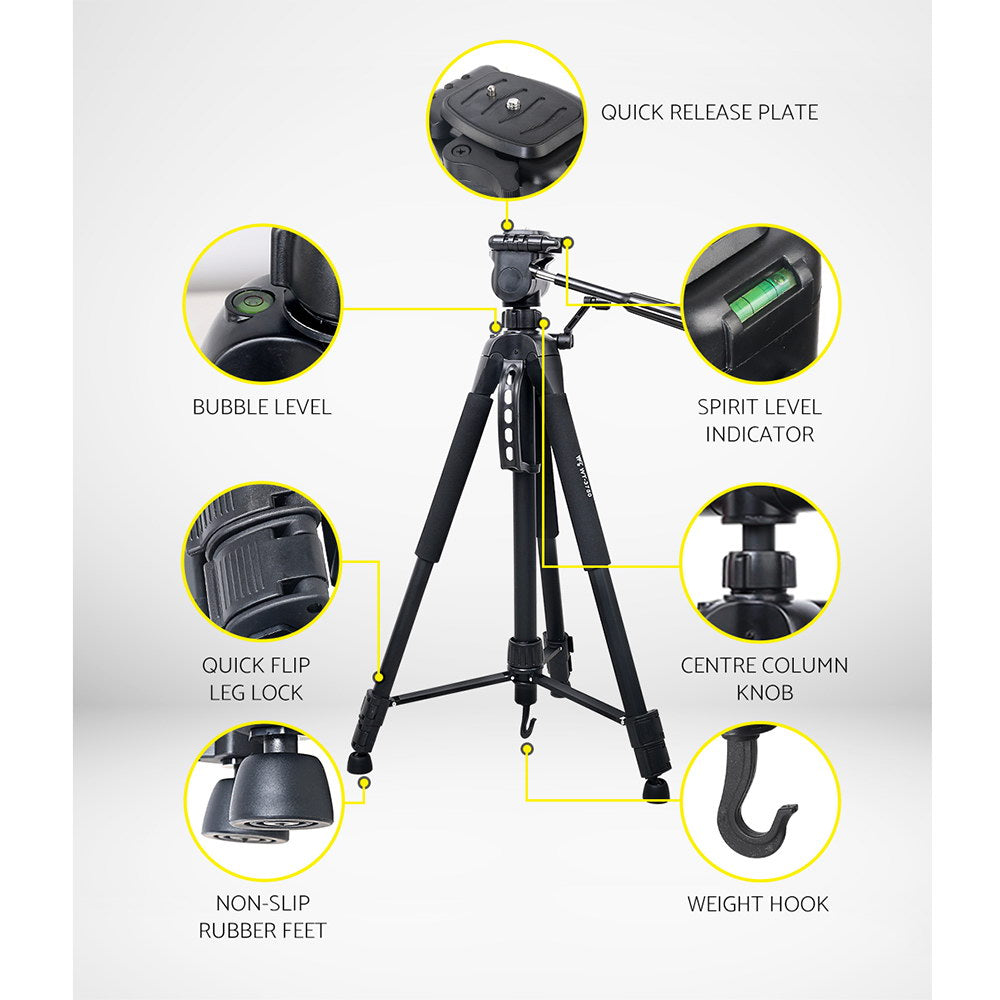 Weifeng 160CM Professional Camera Tripod