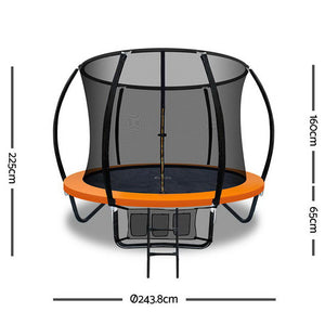 Everfit 8FT Trampoline - Orange