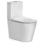 Cefito Toilet Suite Rimless Flush Back to Wall Soft Close Seat Wels Bathroom White