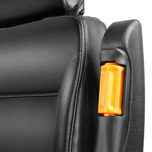 Giantz Adjustbale Tractor Seat with Suspension - Black