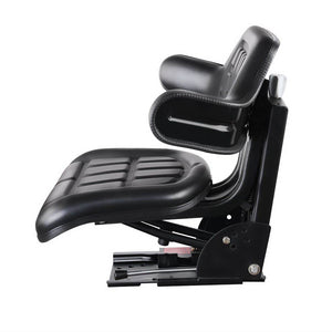 Giantz PU Leather Tractor Seat - Black