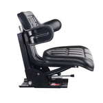 Giantz PU Leather Tractor Seat - Black