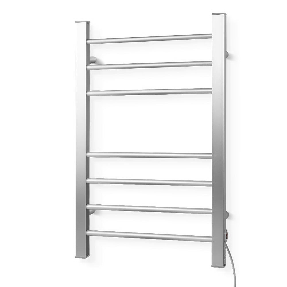 7 Rung Aluminum Electric Heated Towel Rail