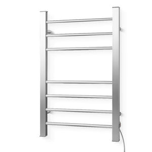 7 Rung Aluminum Electric Heated Towel Rail