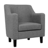 Artiss Fabric Dining Armchair - Grey