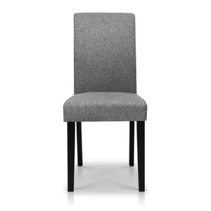 Artiss Set of 2 Fabric Dining Chairs - Grey