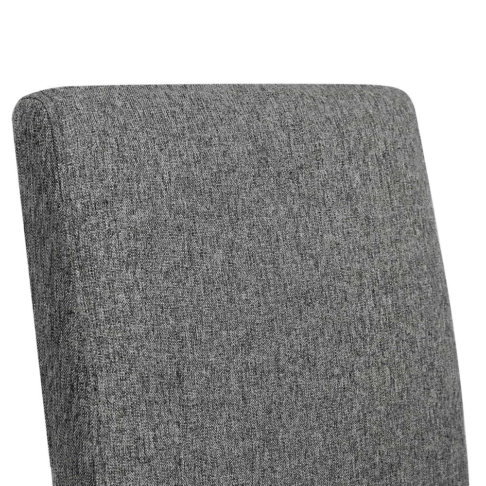 Artiss Set of 2 Fabric Dining Chairs - Grey