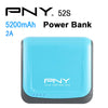 PNY POWER BANK 52S BLUE 5200MAH 2 USB OUTPUT