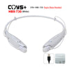 CYS+ CYSHBS-730 Wireless Stereo Headset bluetooth with 3 Size Ear Rubbersth Stereo Headset