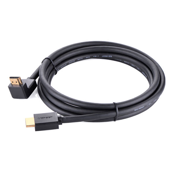 UGREEN Straight to down full copper HDMI right angle Cable 5M (10175)